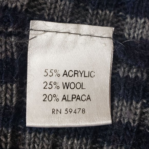 Lineamaglia Blue/Gray Striped Cardigan - Picture 7 of 11